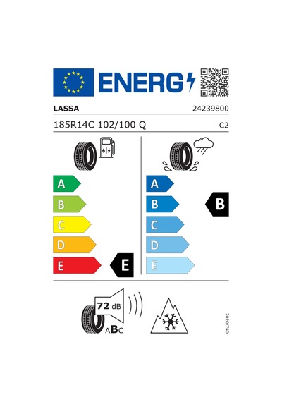 Lassa 185R14C 102/100Q Multıways-C M+S Dört Mevsim Lastiği - 2026