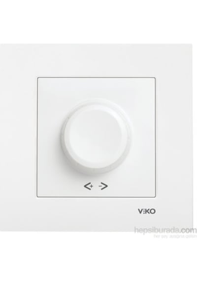 Viko Karre Beyaz Dimmer RL 6-100W Led İçin ÇERÇEVELİ - 90967129