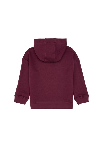 U.S. Polo Assn. Erkek Çocuk Bordo Kapüşonlu Sweatshirt 50313842-VR177