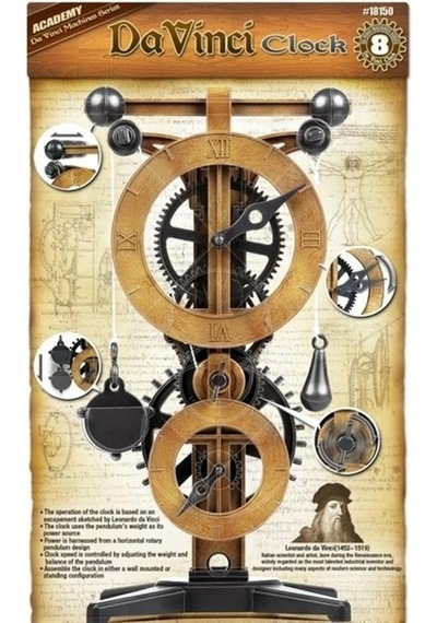 Academy 18174 Da Vinci Saat Tasarımı, Plastik Model Kiti-49111