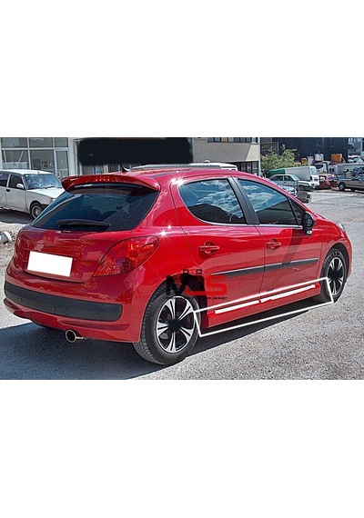 Dekorcars Peugeot 207 Marşpiyel Sağ Sol Takım Fiberglass Boyasız