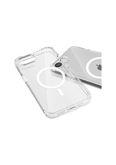Buff Apple iPhone Uyumlu  16e Magsafe Air Hybrid Şeffaf Kılıf Crystal Clear