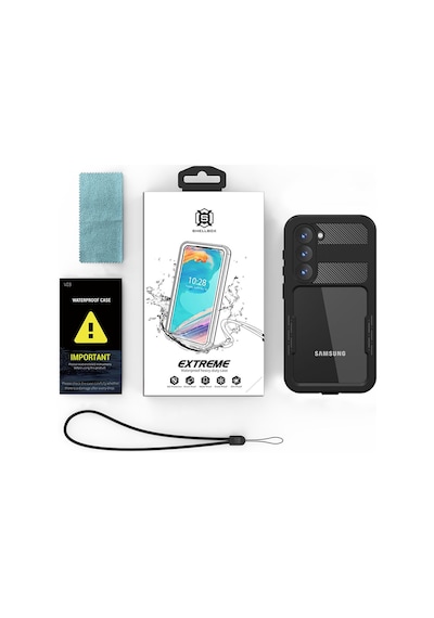 Galaxy S23 Plus Uyumlu 1-1 Su Geçirmez Uyumlu-siyah