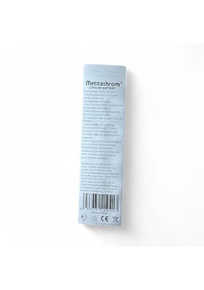Mettzchrom Süper Cr1616 Pil Lithium Pil 5li Cr 1616 Kumanda Pili
