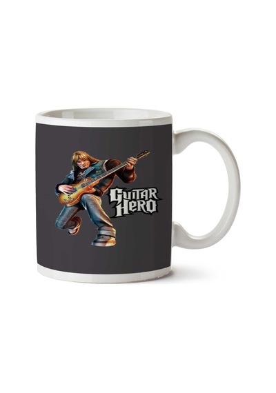 Guitar Hero İki Tarafı Baskılı Kupa Bardak