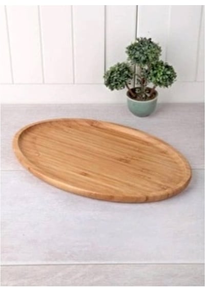 Bambu Sunum Tabağı 28x18 Cm Bls Bs-2818 Ahşap