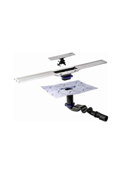 Geberit Cleanline20 Basic Duş Kanalı Seti 30-60 Cm Min 65 Mm Yüks