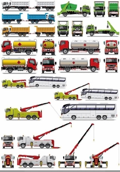 İş Makineleri Sticker Set