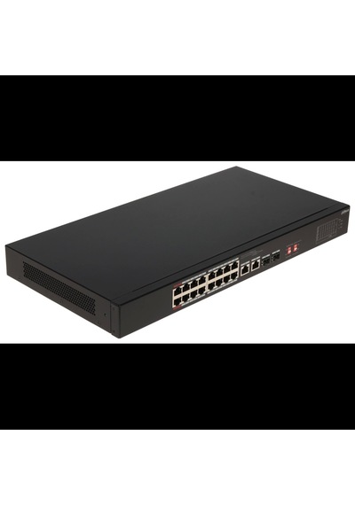 Dahua S3218-16et-135, 16 Port, Megabit, Poe 135w, 2 Port Gigabit Uplink, 2 Port Gigabit Sfp, Longe R