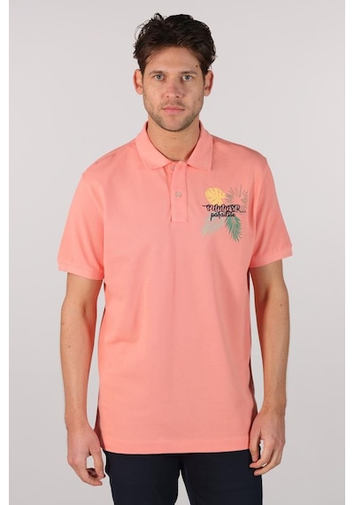 AR-MA Arma Erkek Büyük Beden Polo Yaka Tişört Y22374869001 Pembe