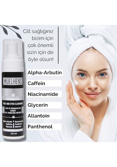 Muelhens Leke Karşıtı Aydınlatıcı Yüz Temizleme Köpüğü 200 ML