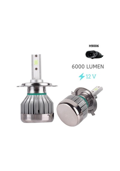 Space Led Far Ampulü 9006-3500lmx2-30w-12v Buz Mavisi / Laam704 Renkli
