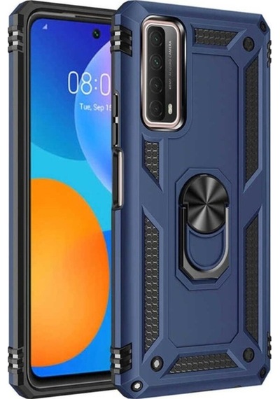 Huawei P Smart 2021 Kılıf Zore Vega Kapak Mavi