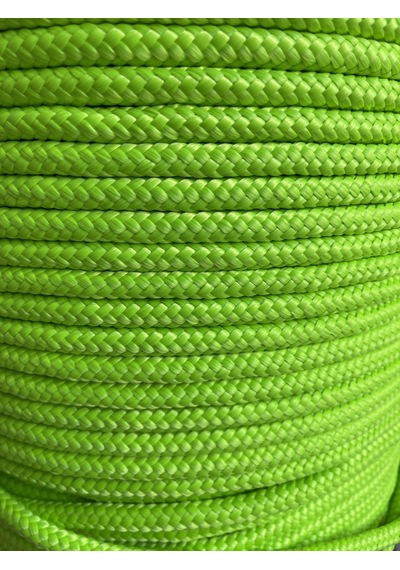 Renkli Iskota Halat 8Mm 10 Metre Neon Yeşil