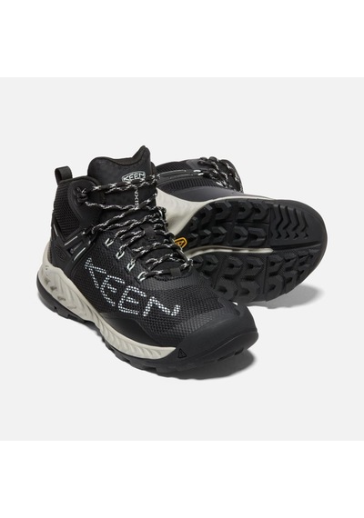 Keen 1025911 Nxıs Evo Mid Wp Black/blue Grass Kadın Outdoor Bot Siyah
