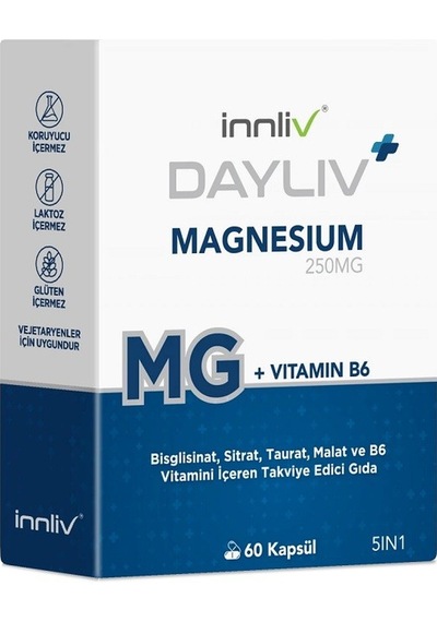 Innliv Dayliv Magnesium 60 Kapsül