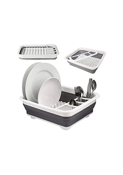 Deconox Katlanabilir Bulaşık Kurutmalık, Yer Kaplamaz Minimal Tabaklık 763 50 x 22