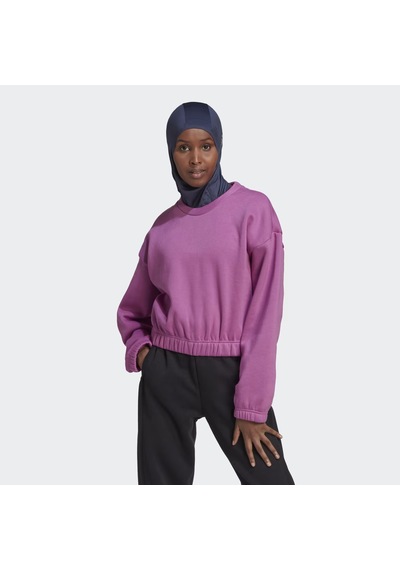 Adidas Hh8520 Studio Lounge Loose Fit Kadın Pembe Sweatshirt Pembe