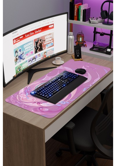 Xinyan Genshin Impact Anime Oyuncu V1 - 90x40 Xxl Gaming Mouse Pad Fare Altlığı