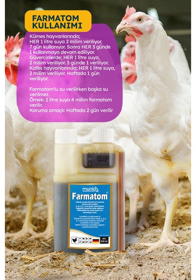 Farmatom Vitamin Kuşlar Ve Kanatlılar İçin 500 Ml