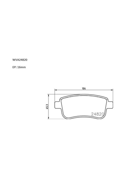 RENAULT 440604694R Fren Balatası Arka Megane III 08- Megane IV 15- Scenic III 08- Fluence 08-