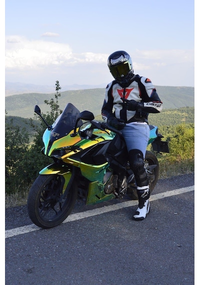 Bajaj Rs200 Rainbow Chrome Tasarım Sticker Etiket Kaplama Modeli