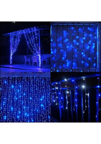 Lığtex 10M 100 Ledli Mavi İp Led