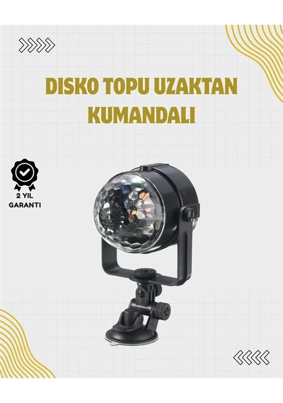 Uzaktan Kumandalı, Ses Kontrollü Led Disko Işığı - Parti Ve Kulüpler İçin .