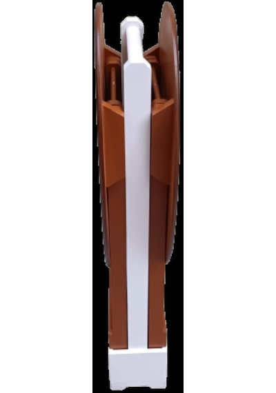 Çanta Zigon Sehpa Oval Model İkili Takım Ahşap Mdf Ceviz Renk Uyumu El Yapımı