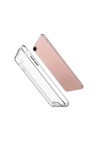 Apple Uyumlu iPhone 8 Plus Kilif Seffaf Sararmaz Gard Silikon 391287731