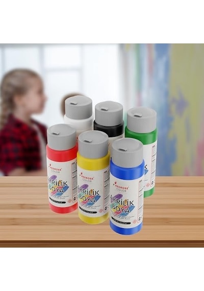 Ana Renkler Akrilik Boya 6&apos Lı Set 6x60ml