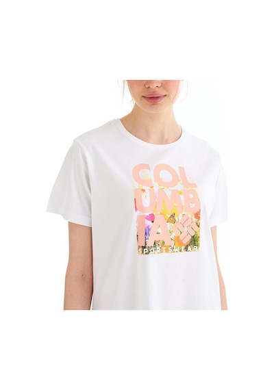 Columbia Csc Floral Blur Kadın Kısa Kollu T-shirt Cs0315-100 001
