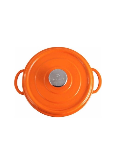 Porland Sapore Turuncu Derin Döküm Tencere 24 Cm 04fst002570