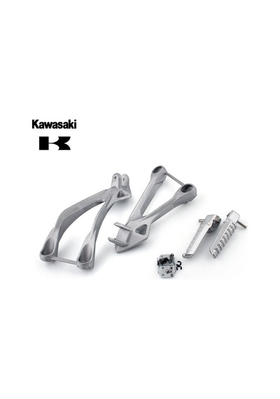 Kawasaki Zx6r 636 2005-2008 Braketli Arka Basamak Seti Xf-021