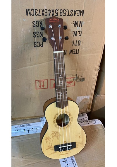 Soprano Boy Karma Markalardan Üst Maun Ağacı Ukulele
