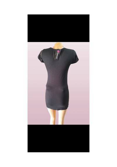 Sweetbeauty Dantelli Mini Elbise Siyah Siyah