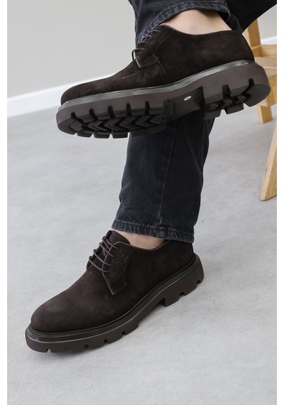 Fast Step Hakiki Deri Erkek Casual Ayakkabı 274ma2762 Kahverengi