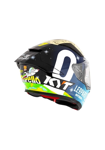Kyt R2r Max Foggıa Mugello 2022 Edıtıon Kapalı Kask Beyaz - Bej - Lacivert