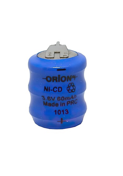 Orion 3.6v 60mah Ni-cd 2 Bacaklı Buton Pil
