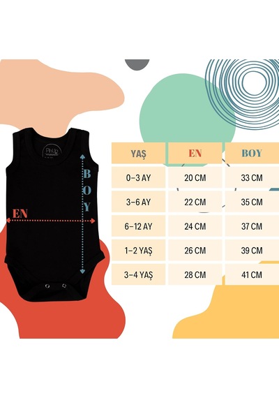 Tr 3'lü Bebek Zıbın Seti 100% Pamuklu Ribana Çıtçıtlı Atlet, Body Zıbın Unisex 3 Adet