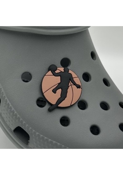 Crocs Terlik Süsü Ve Aksesuarı , Çanta Süsü Renkli Jibbitz Jordn Basket 09 Görselli Figür Aksesuarı Siyah-kiremit Crocs Terlik Süsü Ve Aksesuarı , Çanta Süsü Renkli Jibbitz Jordn Basket 09 Görselli Figür Aksesuarı Siyah-kiremit