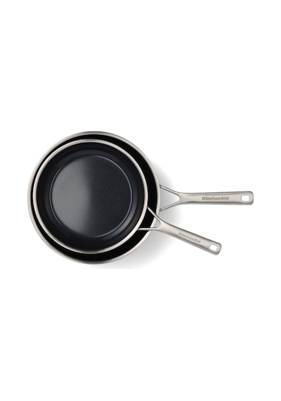 Kitchenaid Paslanmaz Çelik Kızartma Tavası Seti, Seramik Kaplama 24 Cm + 28 Cm Diğer