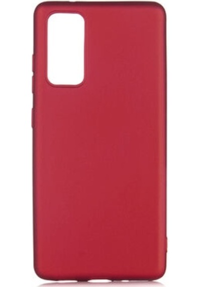 Samsung Galaxy Uyumlu S20 Fe Kılıf Esnek Yapılı İnce Slim Silikon Kapak Ryc/premier Bordo