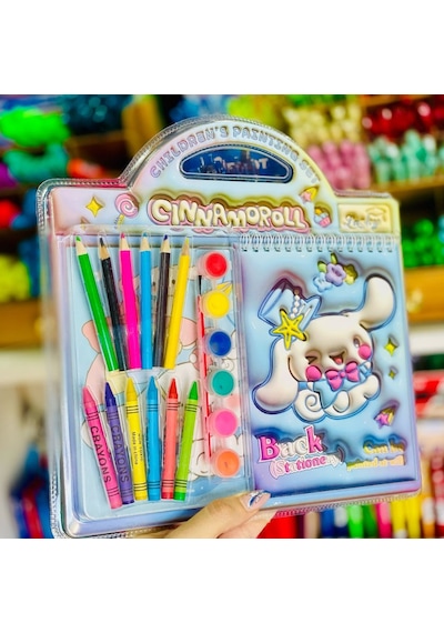 Sanrio Cinnamoroll Mymelody Kuromi Hediyelik Boyama Seti
