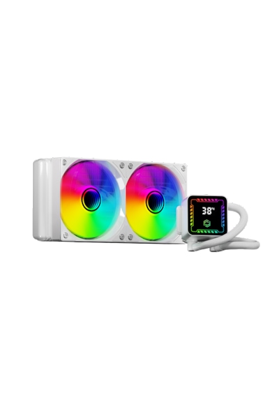Gameforce Raider 240mm Argb Beyaz Sıvı Soğutucu 275w Tdp Beyaz