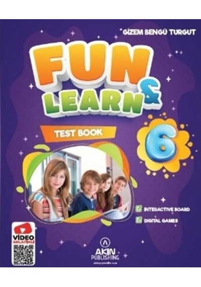Akın Yayınları 6. Sınıf Fun & Learn Test Book