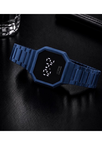 Dijital Led Dokunmatik Ekranlı Suya Dayanıklı 2 Yıl Garantili 3 Atm Unisex Kol Saati Vs.blkt.1101 Gümüş