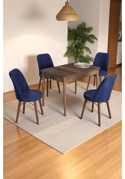 4 Kişilik Sabit Masa Sandalye Takımı 70x110 Cm Mutfak Masası Takımı Yemek Masası Masa Takımı Çok Renkli 4 Kişilik Sabit Masa Sandalye Takımı 70x110 Cm Mutfak Masası Takımı Yemek Masası Masa Takımı Çok Renkli