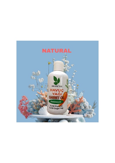 Organıc You Havuç Yağı Carret Oıl %100 Doğaldistilasyon 150 Ml