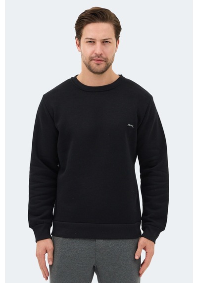 Slazenger Konnor In Erkek Siyah Sweatshırt Siyah